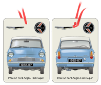 Ford Anglia Super 123E 1962-67 Air Freshener